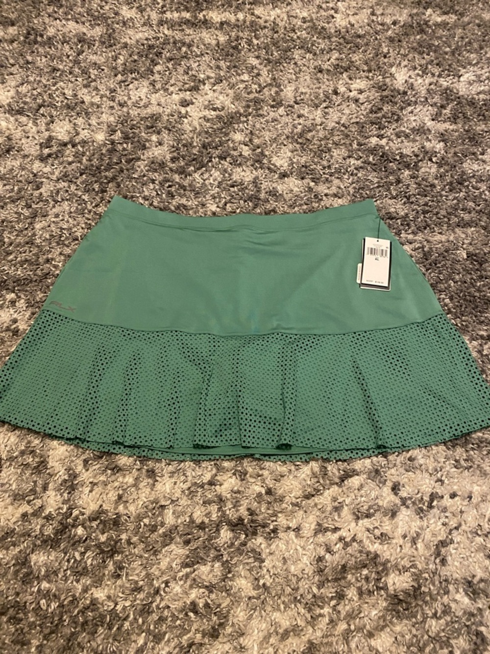RLX Ralph Lauren Women's RLX Eyelet Interlock Golf Skort Skirt New $148 XXL - Picture 2 of 13